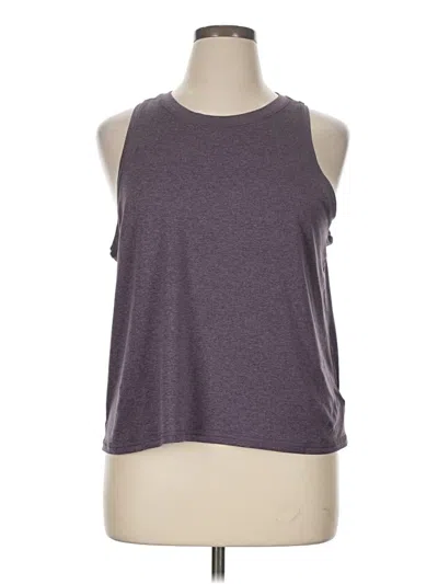Pre-owned Athleta Sleeveless T-shirt In Gray