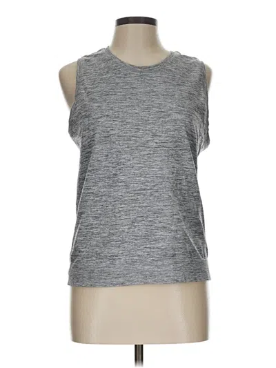 Pre-owned Athleta Sleeveless T-shirt In Gray