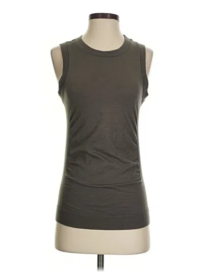 Pre-owned Athleta Sleeveless T-shirt In Gray