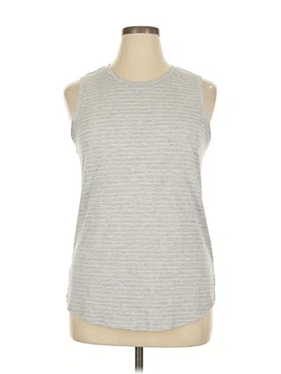 Pre-owned Athleta Sleeveless T-shirt In Gray