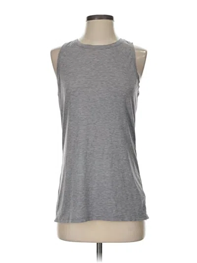 Pre-owned Athleta Sleeveless T-shirt In Gray