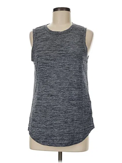 Pre-owned Athleta Sleeveless T-shirt In Gray