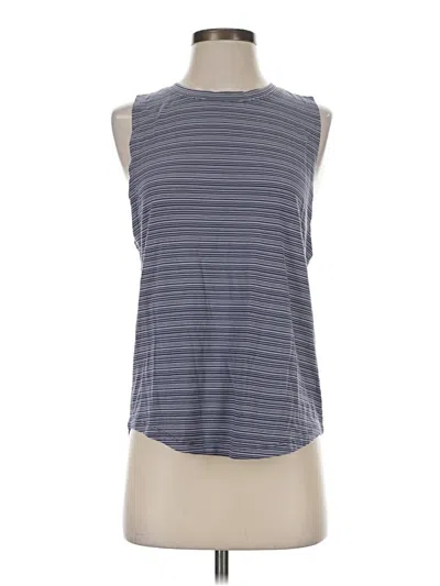 Pre-owned Athleta Sleeveless T-shirt In Gray