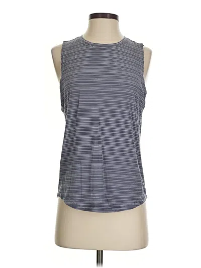 Pre-owned Athleta Sleeveless T-shirt In Gray