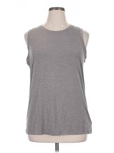 Pre-owned Athleta Sleeveless T-shirt In Gray