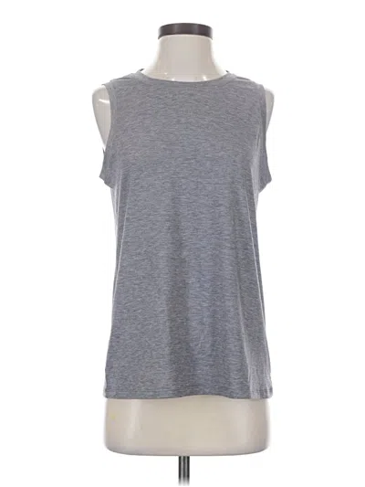Pre-owned Athleta Sleeveless T-shirt In Gray