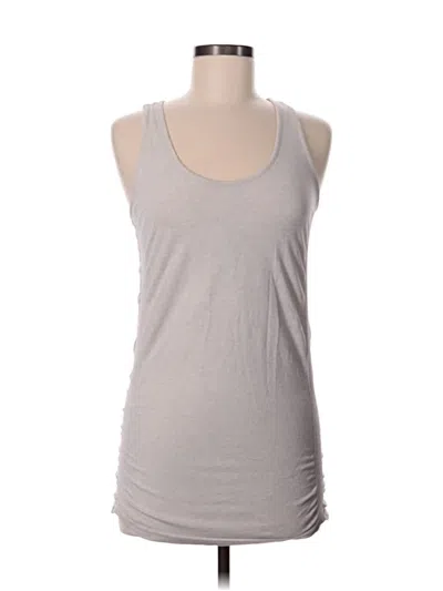 Pre-owned Athleta Sleeveless T-shirt In Gray