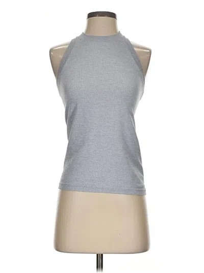 Pre-owned Athleta Sleeveless T-shirt In Gray