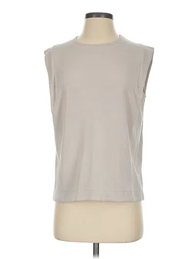 Pre-owned Athleta Sleeveless T-shirt In Gray