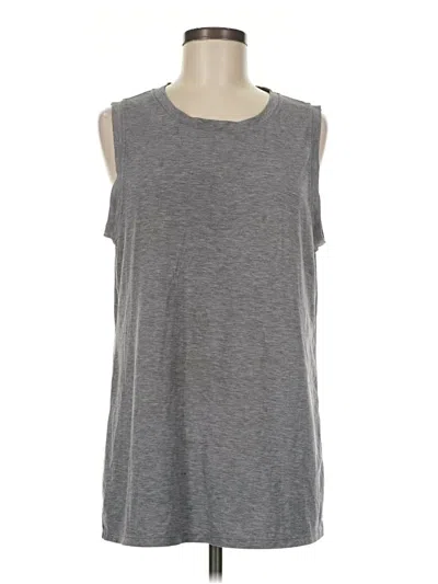 Pre-owned Athleta Sleeveless T-shirt In Gray