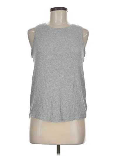 Pre-owned Athleta Sleeveless T-shirt In Gray