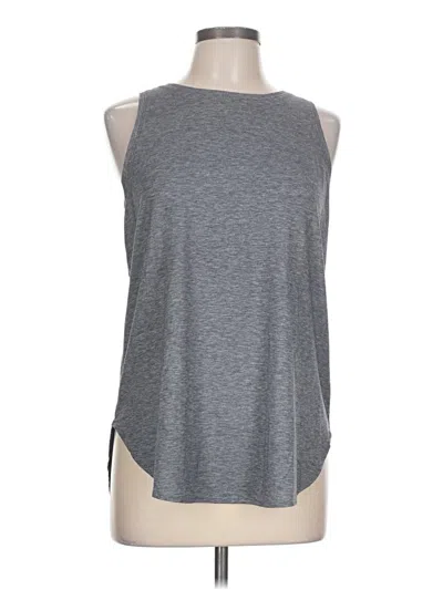 Pre-owned Athleta Sleeveless T-shirt In Gray