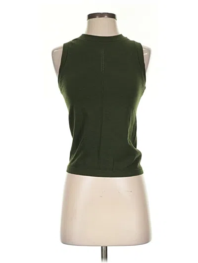 Pre-owned Athleta Sleeveless T-shirt In Green