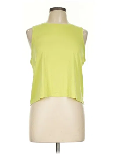 Pre-owned Athleta Sleeveless T-shirt In Green