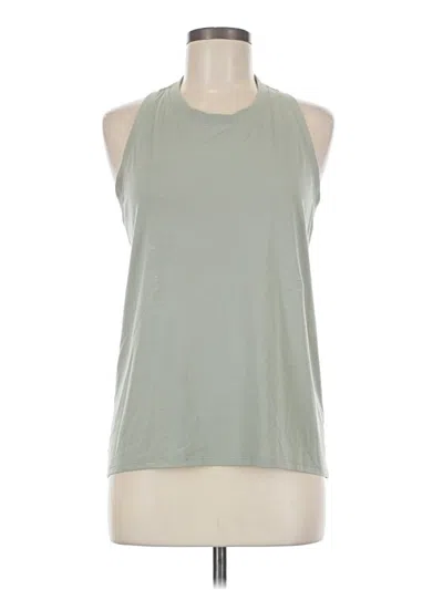 Pre-owned Athleta Sleeveless T-shirt In Green