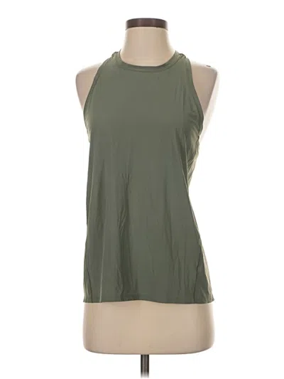 Pre-owned Athleta Sleeveless T-shirt In Green