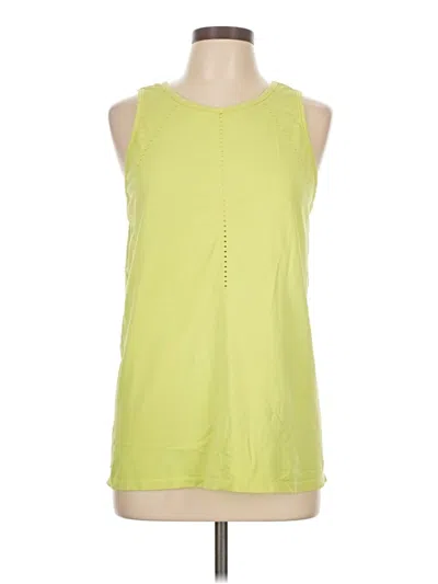 Pre-owned Athleta Sleeveless T-shirt In Green