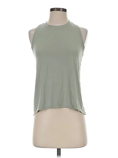 Pre-owned Athleta Sleeveless T-shirt In Green