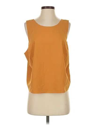 Pre-owned Athleta Sleeveless T-shirt In Orange