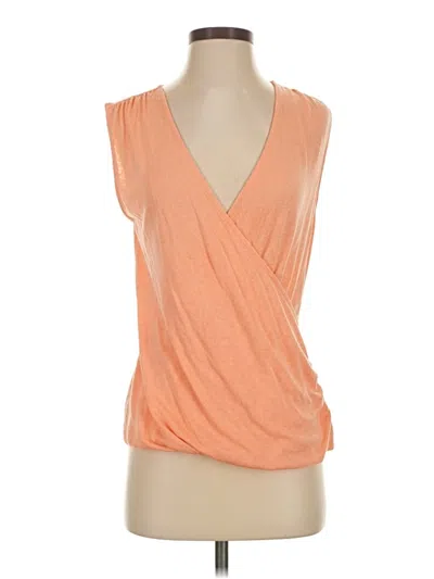 Pre-owned Athleta Sleeveless T-shirt In Orange