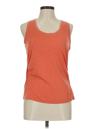 Pre-owned Athleta Sleeveless T-shirt In Orange