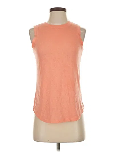 Pre-owned Athleta Sleeveless T-shirt In Orange