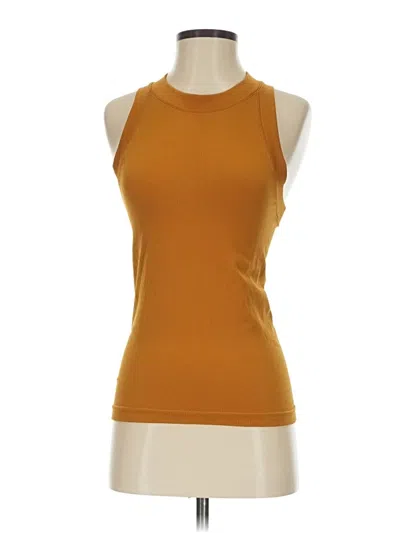 Pre-owned Athleta Sleeveless T-shirt In Orange