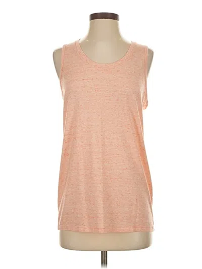 Pre-owned Athleta Sleeveless T-shirt In Orange
