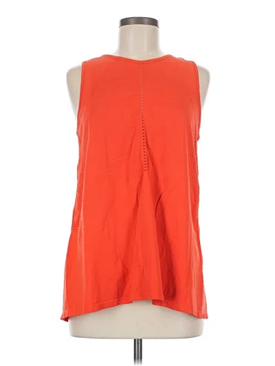 Pre-owned Athleta Sleeveless T-shirt In Orange