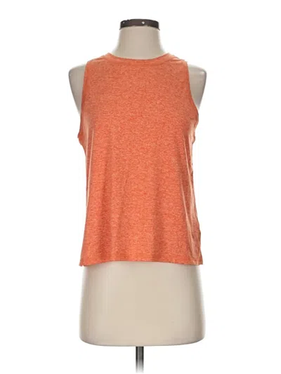 Pre-owned Athleta Sleeveless T-shirt In Orange