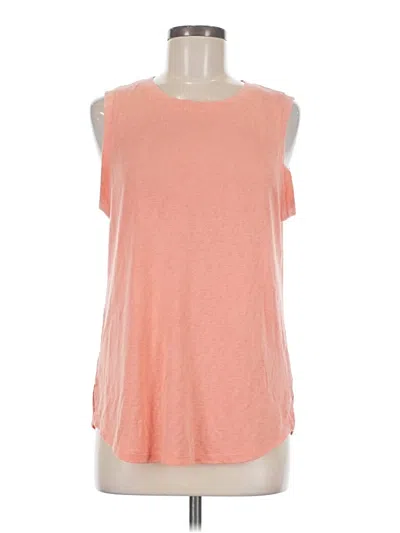 Pre-owned Athleta Sleeveless T-shirt In Orange