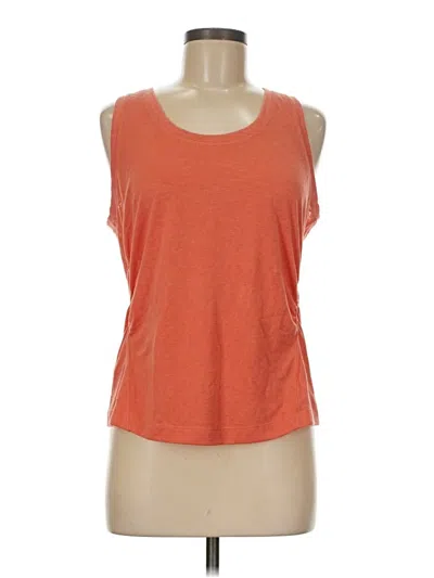 Pre-owned Athleta Sleeveless T-shirt In Orange