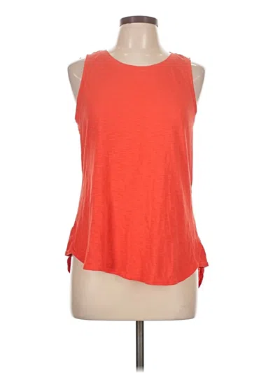 Pre-owned Athleta Sleeveless T-shirt In Orange