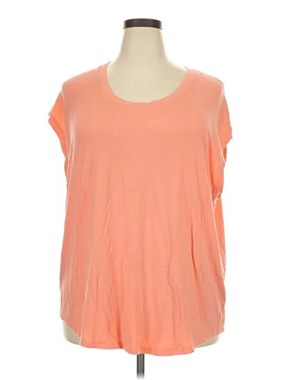 Pre-owned Athleta Sleeveless T-shirt In Orange