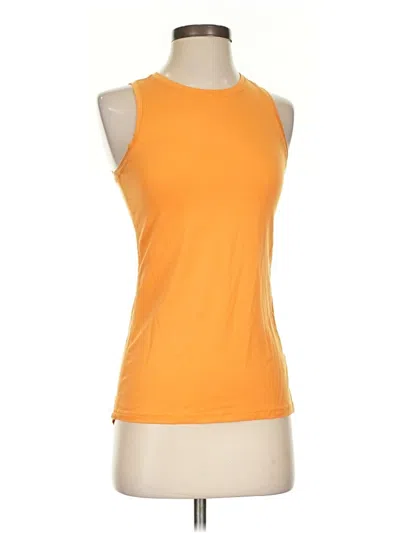 Pre-owned Athleta Sleeveless T-shirt In Orange