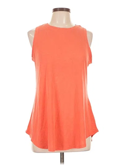 Pre-owned Athleta Sleeveless T-shirt In Orange