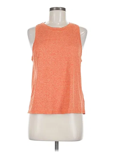 Pre-owned Athleta Sleeveless T-shirt In Orange