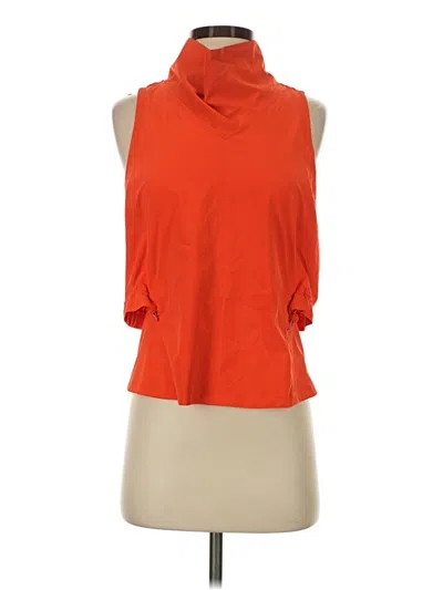 Pre-owned Athleta Sleeveless T-shirt In Orange