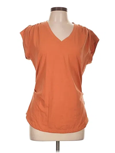 Pre-owned Athleta Sleeveless T-shirt In Orange