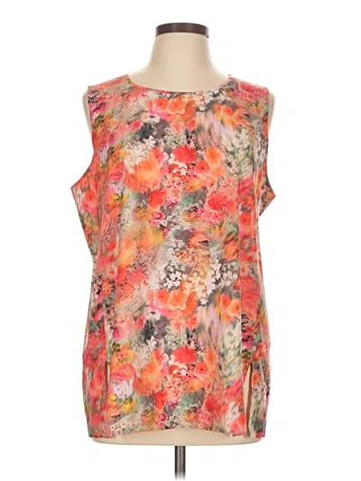 Pre-owned Athleta Sleeveless T-shirt In Orange