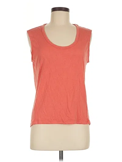 Pre-owned Athleta Sleeveless T-shirt In Orange