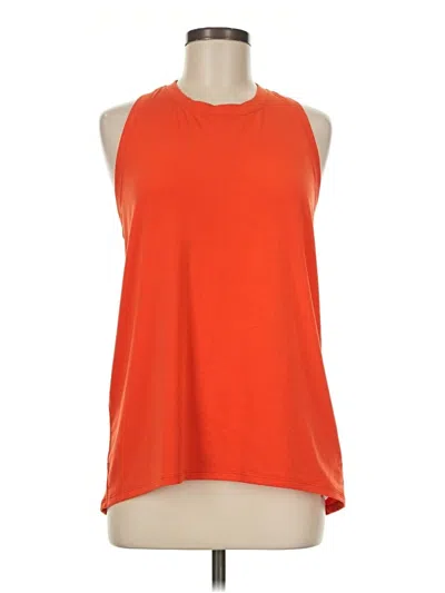 Pre-owned Athleta Sleeveless T-shirt In Orange
