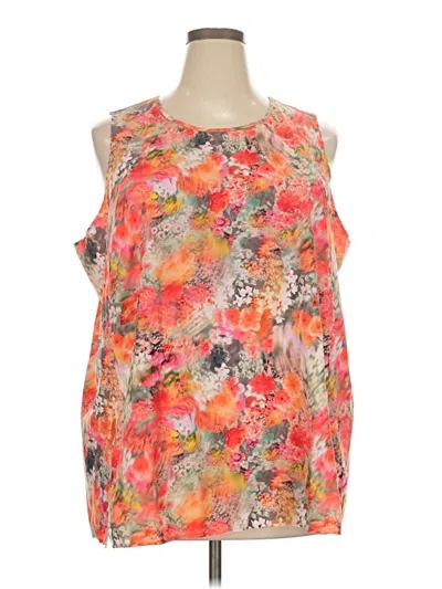 Pre-owned Athleta Sleeveless T-shirt In Orange