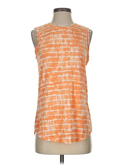 Pre-owned Athleta Sleeveless T-shirt In Orange
