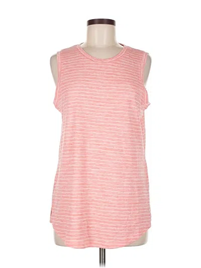 Pre-owned Athleta Sleeveless T-shirt In Pink