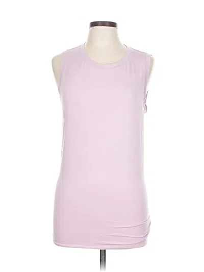 Pre-owned Athleta Sleeveless T-shirt In Pink