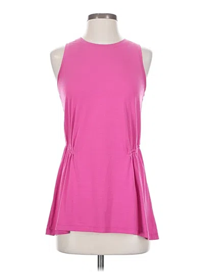 Pre-owned Athleta Sleeveless T-shirt In Pink