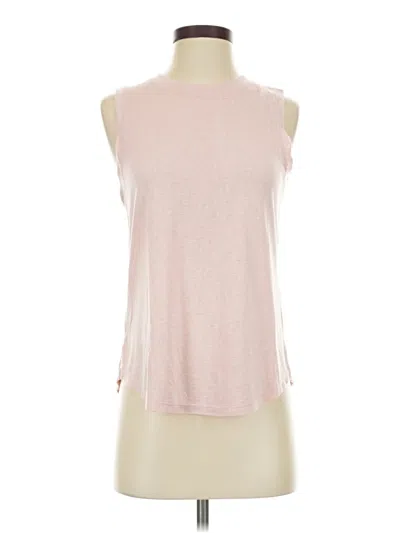 Pre-owned Athleta Sleeveless T-shirt In Pink