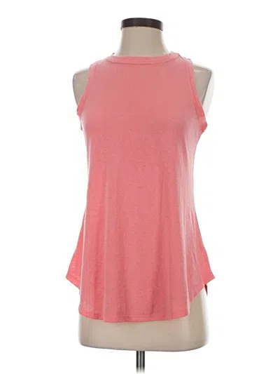 Pre-owned Athleta Sleeveless T-shirt In Pink