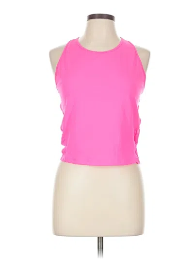 Pre-owned Athleta Sleeveless T-shirt In Pink